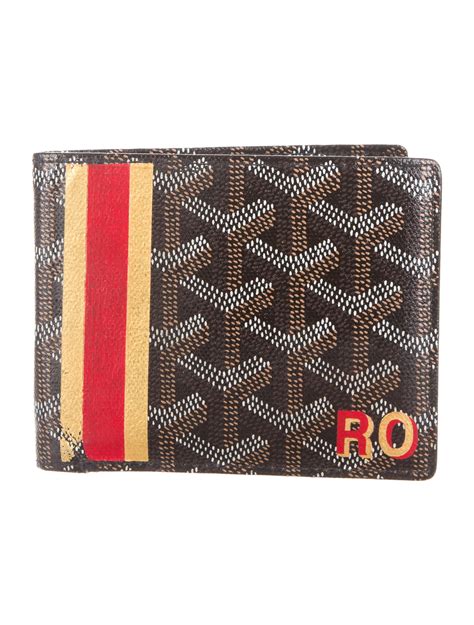 goyard personalized wallet